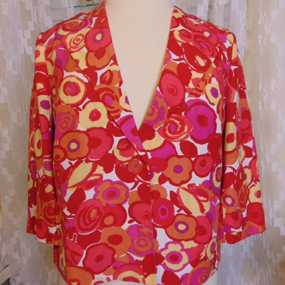 Linen/Rayon Bright Blazer